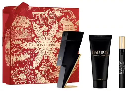 Carolina Herrera Bad Boy 3 Piece Case