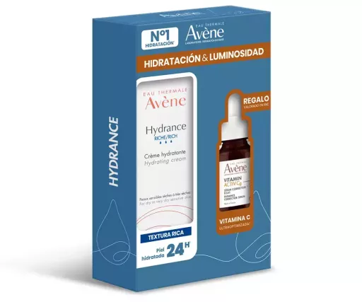 Av&egrave;ne Hydrance Rich Moisturizing Cream + Serum 2-Piece Case