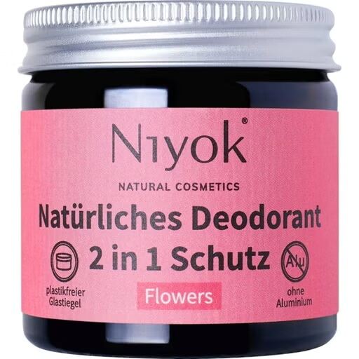 Niyok Deodorant + Antiperspirant Flowers 40 ml