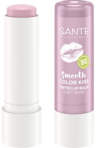 Naturcosmetika Color Kiss Lip Balm 04 Soft Rose 4.8 gr