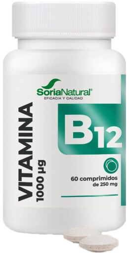 Soria Natural Vitamin B12 1000 mg 60 Tablets