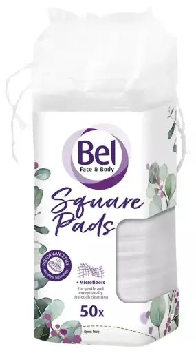 Bel Square Discs 50 Units Face & Body