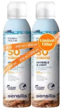 Invisible &amp; Light Body Spray Spf50+ Pack 2 X 200 ml