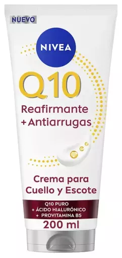 Nivea Q10+ Firming Anti-Wrinkle Cream for Neck and D&eacute;collet&eacute; 200 ml